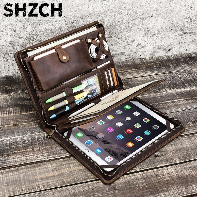 Tablet Tech Accessories - Apple iPad için Deri Tablet Saklama