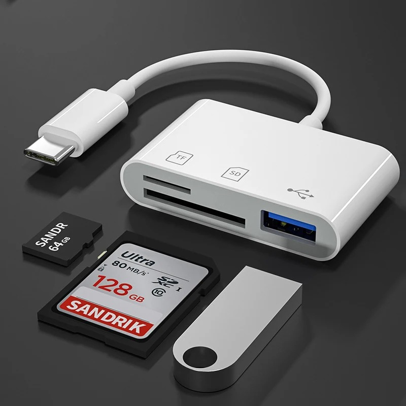 Usb Hub Type C - 3'ü 1 Arada Type-C - USB-C